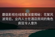 蘑菇影视在线观看深度揭秘：花絮风波背后，业内人士在酒店房间的角色疯狂令人意外